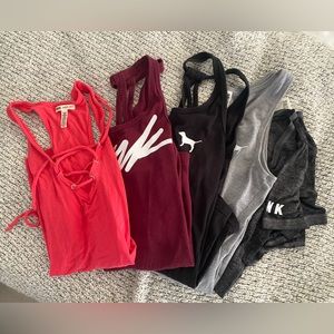 Five VS Pink tops